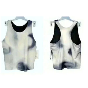 NWT ATHLETIC Girl Athletic Sport Shirt LINED Bra Shelf LINED Stretch size XL